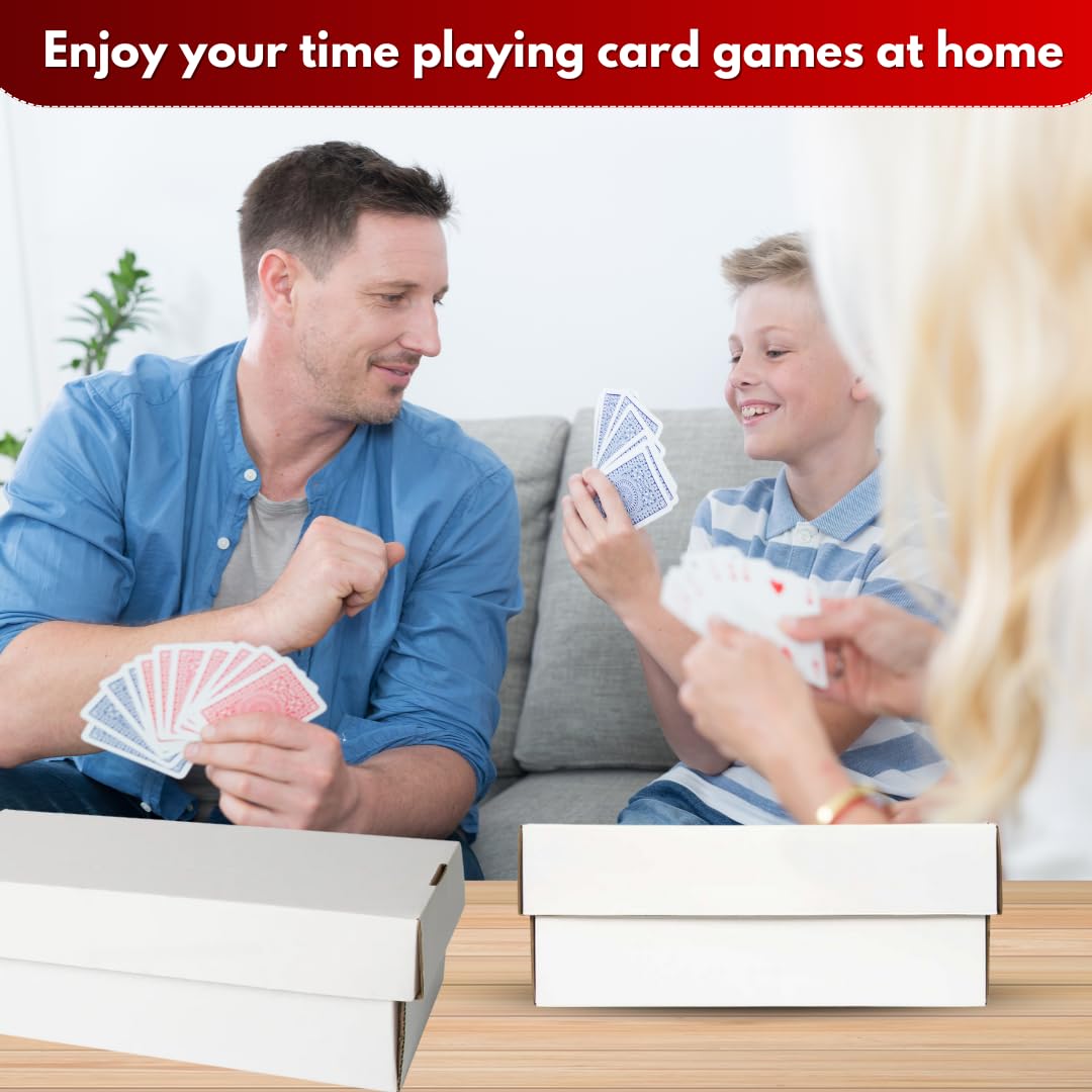 Premium Graded Shoe Box (1 Pack) Card Storage Holds 300 Toploaders & 100 Graded Cards - Graded Card Cardboard Box - Card Storage For Sports Gaming Baseball Basketball Football Cards - MADE IN USA