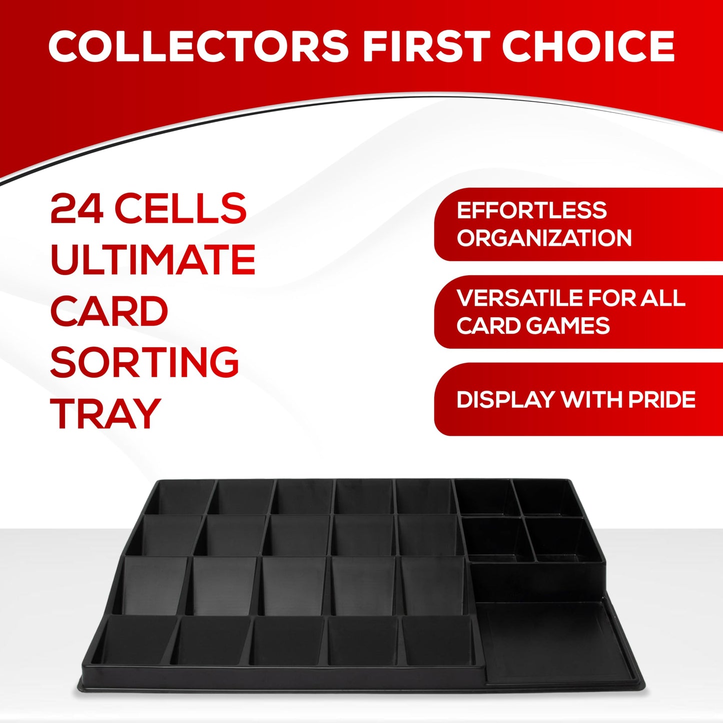 Premium Trading Card Sorting Tray Comptabile with Gaming Cards, MTG, Yugioh, Baseball, Sports Cards | Premium Trading Card Sorter