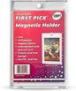 Premium One Touch Magnetic Card Holder – UV Protection, PVC-Free Hard Plastic Display Case for Sports & Trading Cards