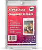 Premium One Touch Magnetic Card Holder – UV Protection, PVC-Free Hard Plastic Display Case for Sports & Trading Cards