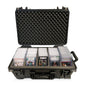Waterproof Graded Card Storage Box EZ Travel Suitcase W/ Rolling Wheels Graded Slab Carrying Case Compatible with 100+ Card Slabs, Sports Trading Card Case Fits PSA, CSG, BGS, SGC (NEW IMPROVED MODEL)