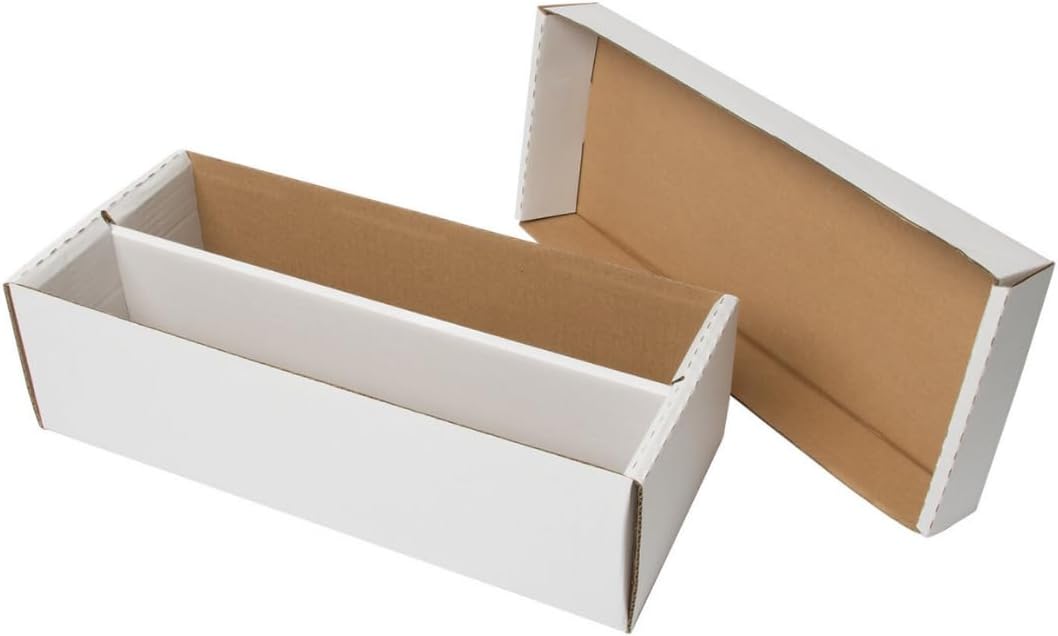 Premium 2-Row Shoe Box for Graded Cards – Holds 300+ Toploaders or 100+ Slabs – Trading Card Storage for PSA, BGS, CSG & More – Made in the USA