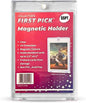Premium One Touch Magnetic Card Holder – UV Protection, PVC-Free Hard Plastic Display Case for Sports & Trading Cards