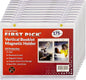 175PT Vertical Booklet Magnetic Card Holder – UV Protection, PVC-Free, Triple Magnetic Lock – For National Treasures, Flawless, Playbook Cards