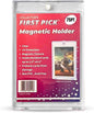 Premium One Touch Magnetic Card Holder – UV Protection, PVC-Free Hard Plastic Display Case for Sports & Trading Cards