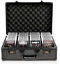 Graded Card Carrying Case – Hard Shell Storage Box for PSA, BGS, CSG, SGC, CGC Slabs – Fits 120+ Graded Cards, 300+ Magnetics, or 600+ Toploaders