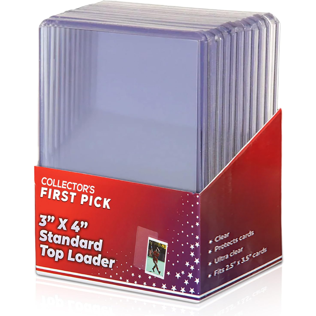 Top Loader Pack – Premium Card Holders for Baseball, Football, Basketball, Hockey, and Memorabilia Cards