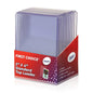 130pt Top Loader Packs - 500 Top Loaders Total Per Case - 50 Packs of 10 Pieces - for Thick Baseball, Basketball, Hockey, Football Cards and Memorbilia
